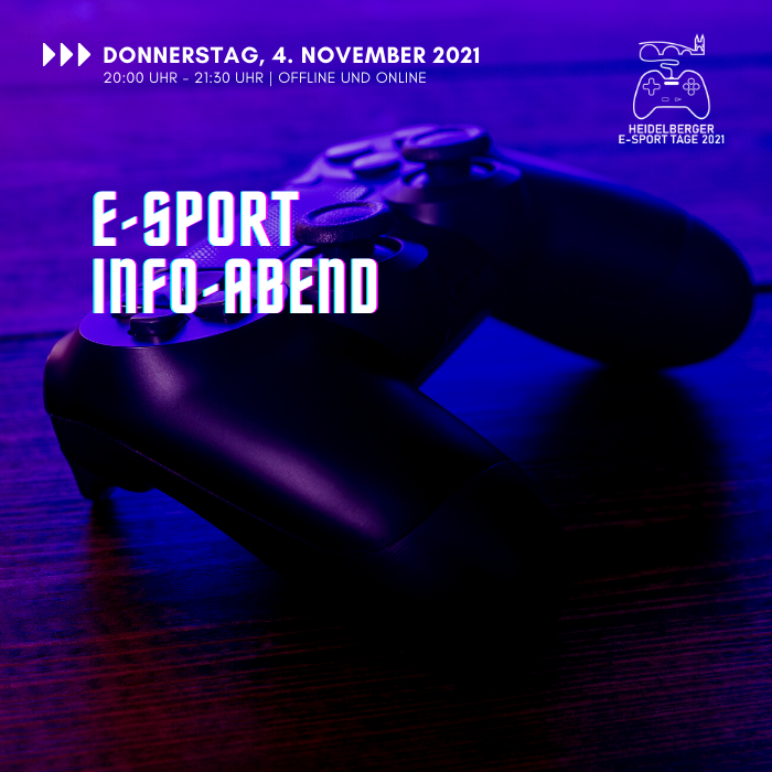 Infoabend Plakat E-Sport