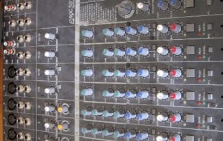 Musikanlage im Bandprobenraum