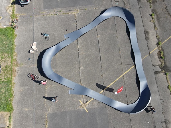 Pumptrack auf dem Airfield
