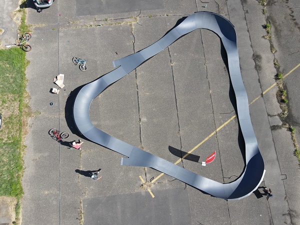 Pumptrack auf dem Airfield