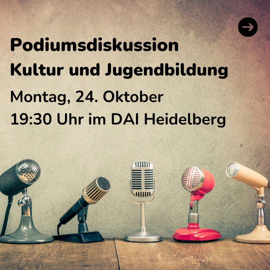 Podiumsdiskussion ＂Kultur und (Jugend-)Bildung＂