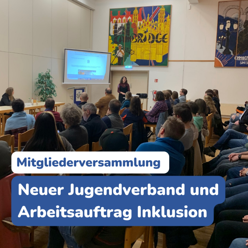 Neuer Jugendverband und Arbeitsauftrag Inklusion